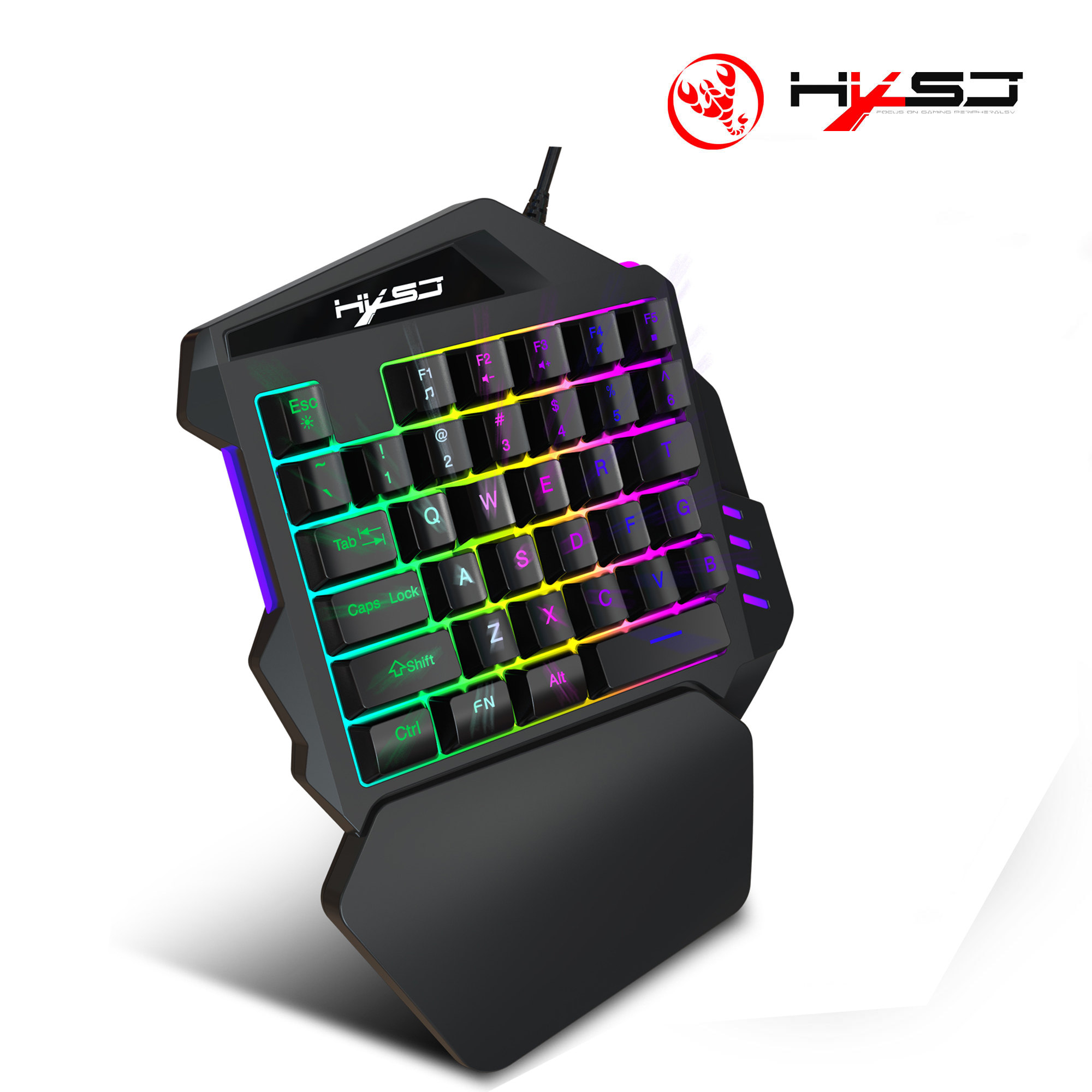 Gaming Keyboard 1 Hand - Best sale 35 Keys Film Membrane