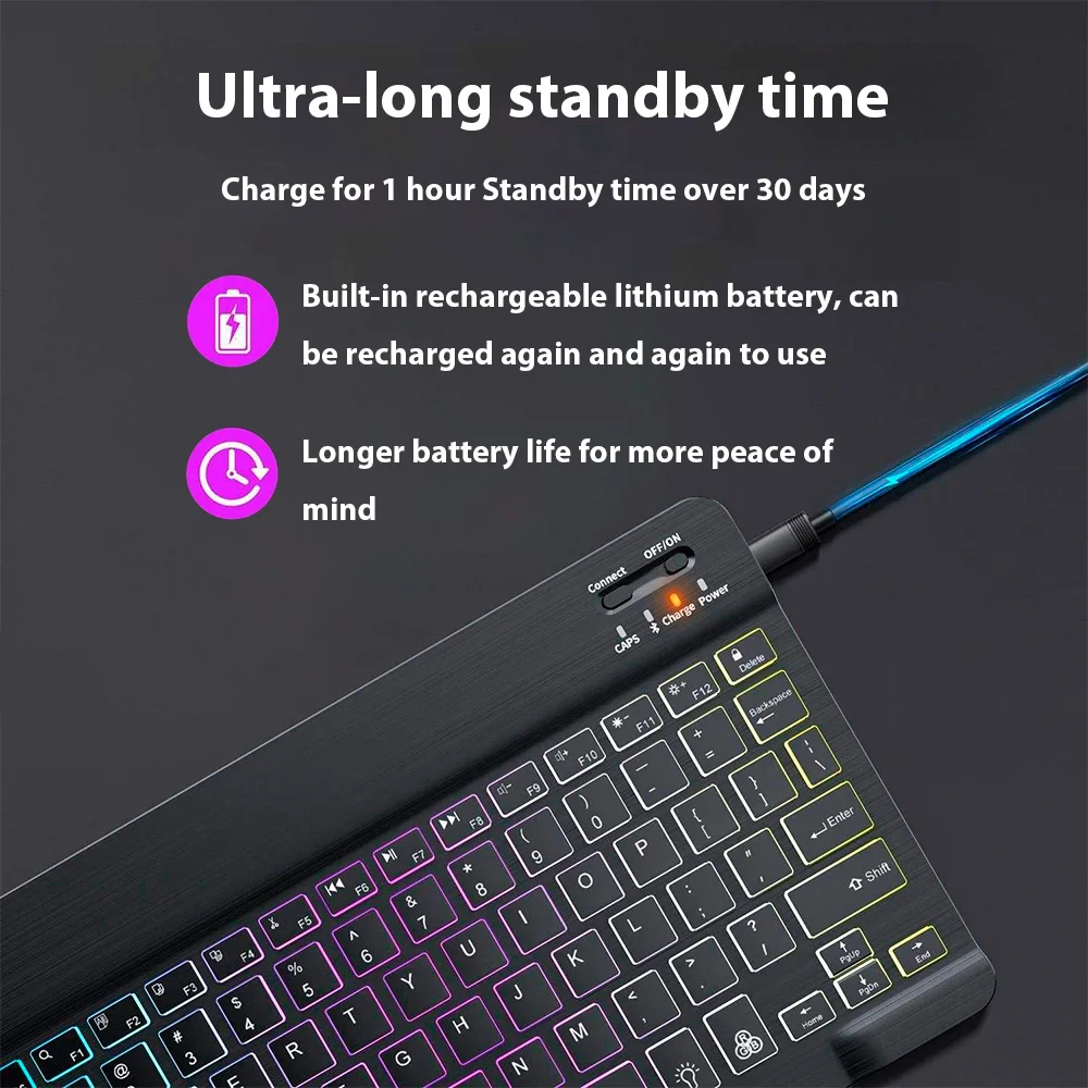 Bluetooth Keyboard for Tablet  - Gaming Keyboard Mechanical Wireless review and price