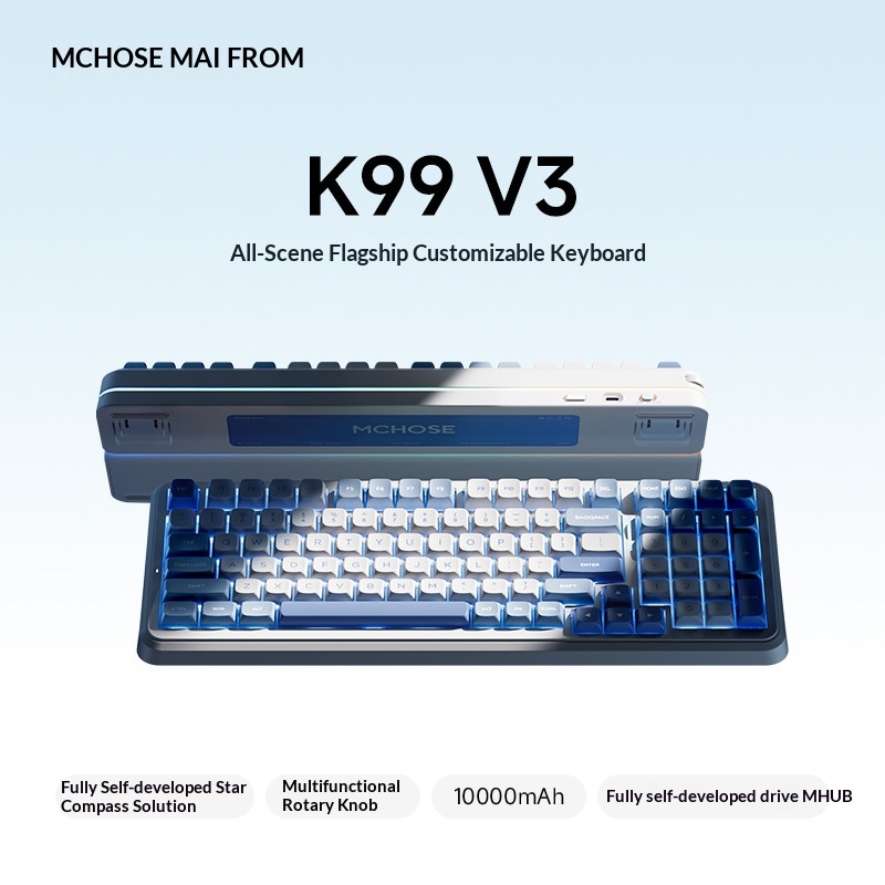 MCHOSE K99 V3 Customizable Mec - Gaming Keyboard Mechanical review and price