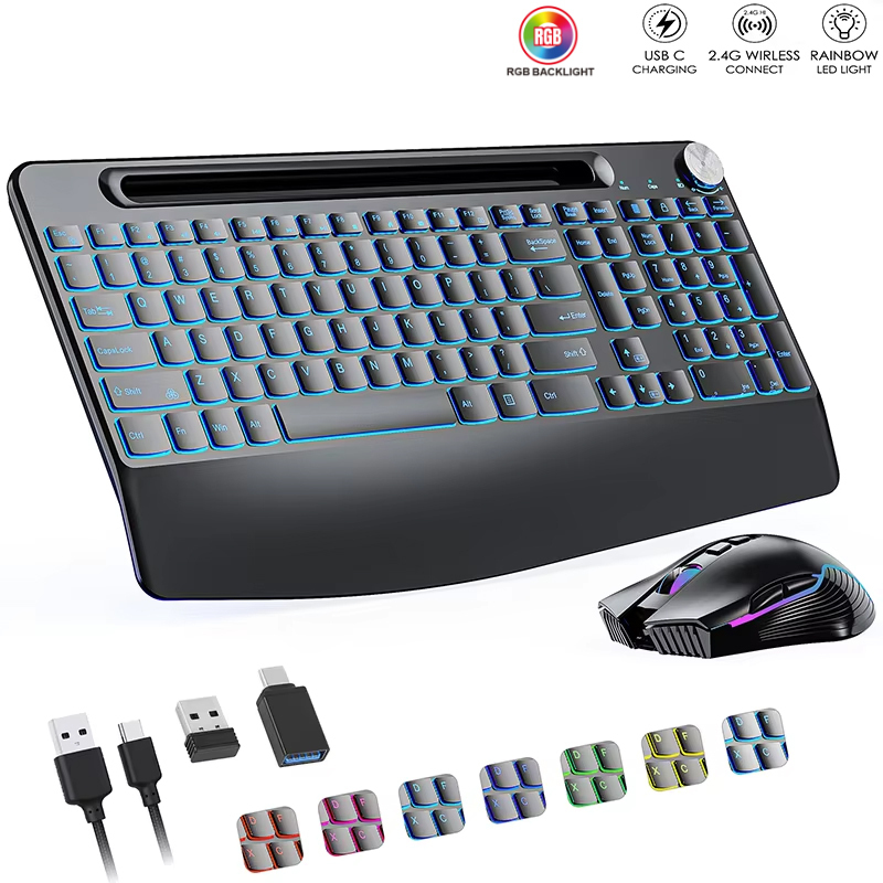 2.4G&Type-C Wireless Keyboard  - Gaming Keyboard Bundle review and price