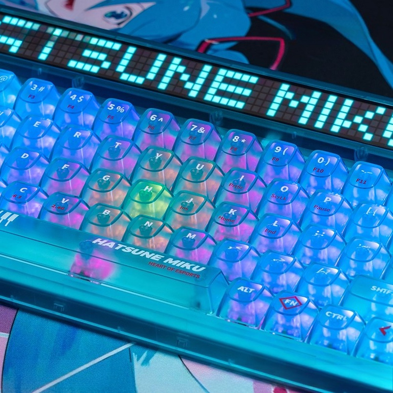 Anime Hatsune Miku Series Mech - Gaming Keyboard Mechanical Wireless review and price
