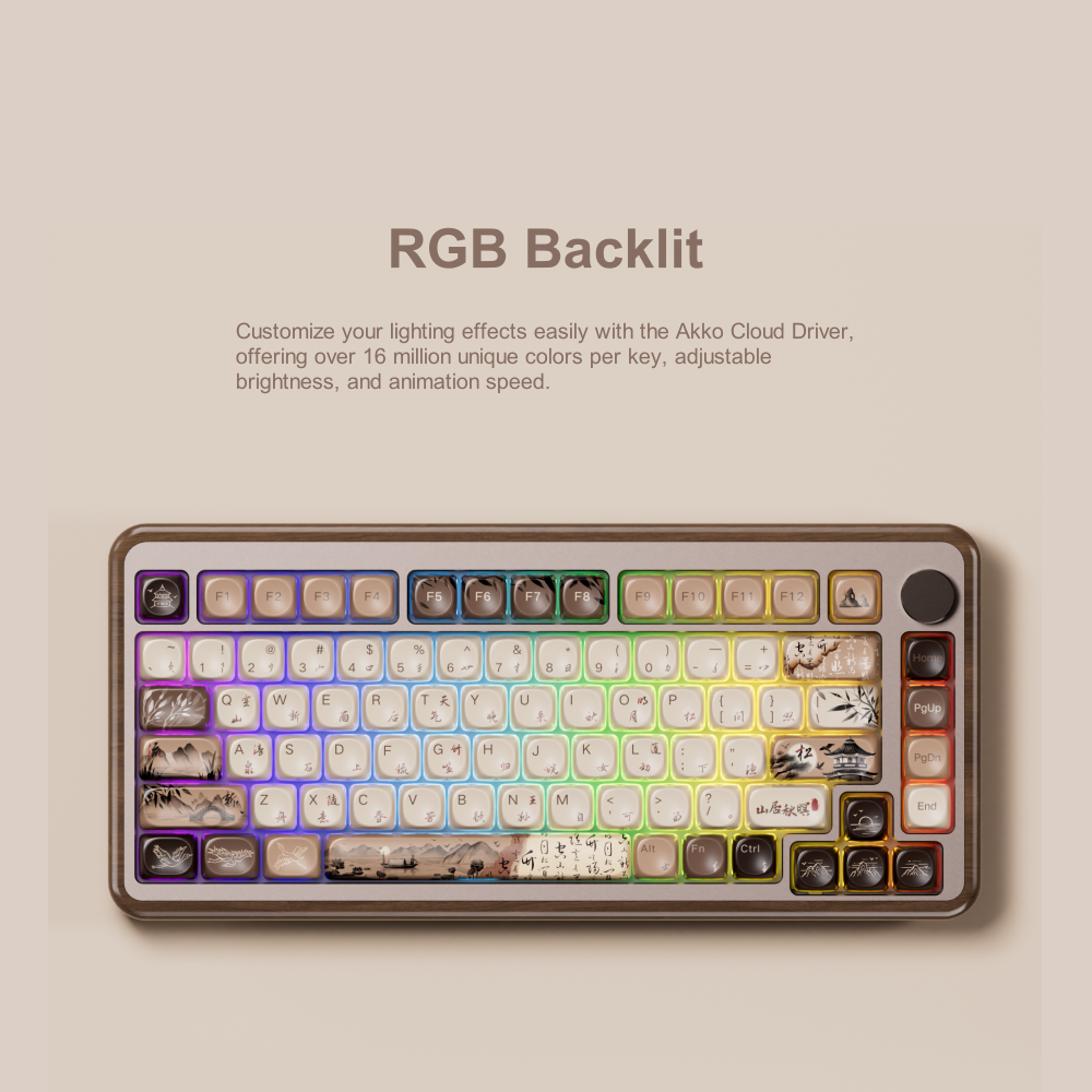 Akko MU02 75% Mountain Seclusi - Gaming Keyboard Bundle review and price