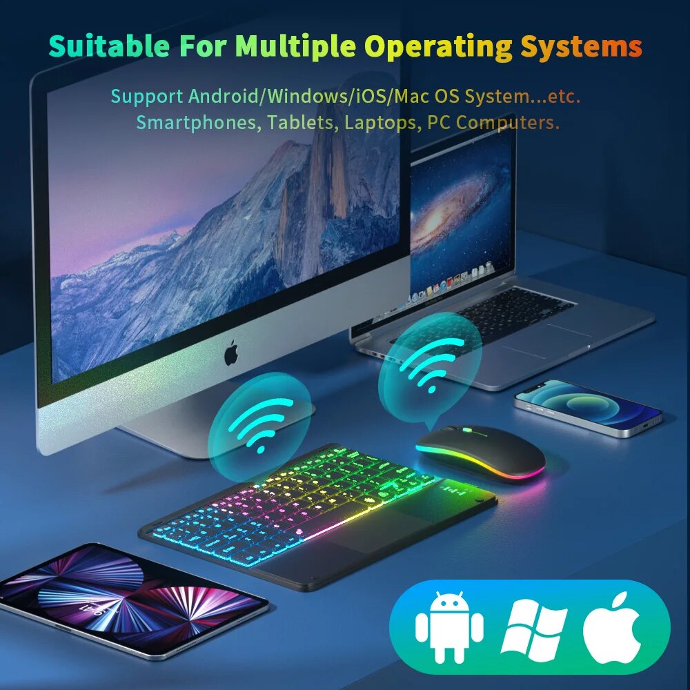 For iPad Keyboard Tablet Phone - Gaming Keyboard And Mouse Mobile review and price