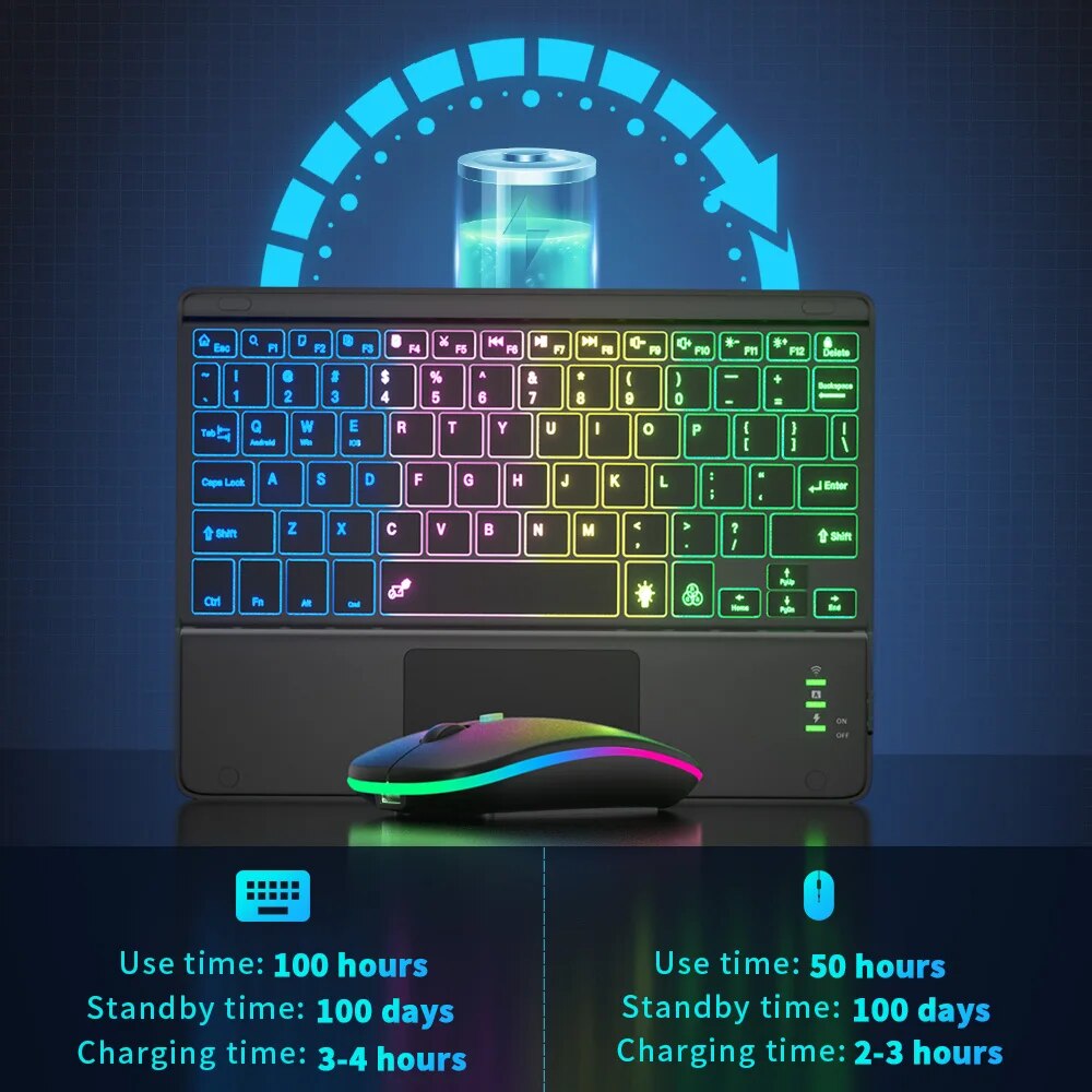 For iPad Keyboard Tablet Phone - Gaming Keyboard And Mouse Mobile review and price