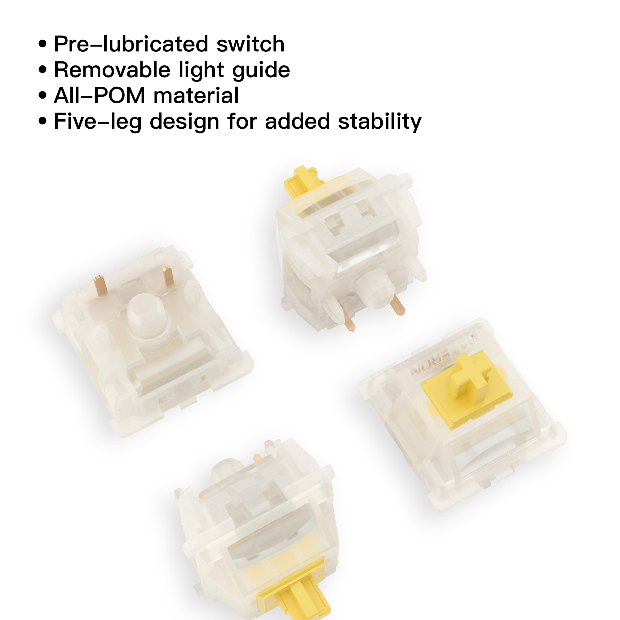 Gateron Milky Yellow Pro V3 Sw - Keyboard Lube Kit review and price