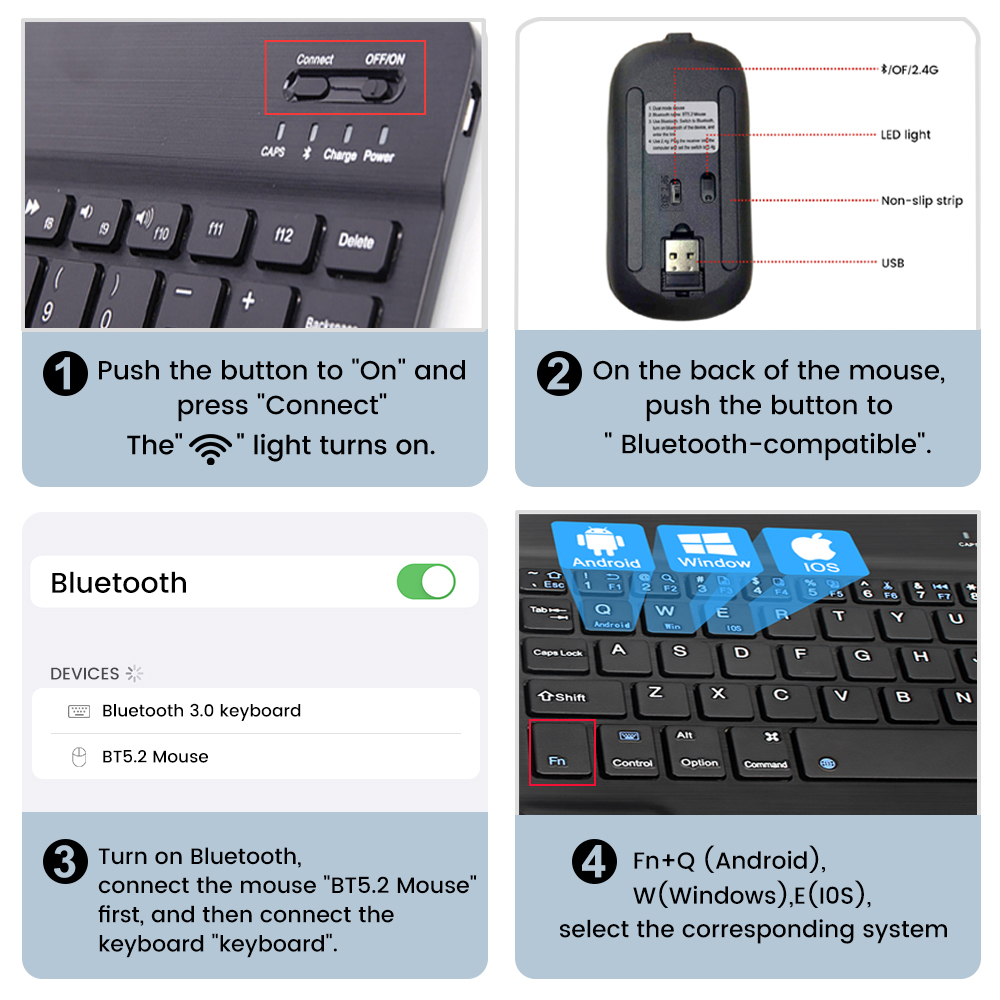 Wireless Keyboard Spanish Fren - Gaming Keyboard And Mouse Mobile review and price