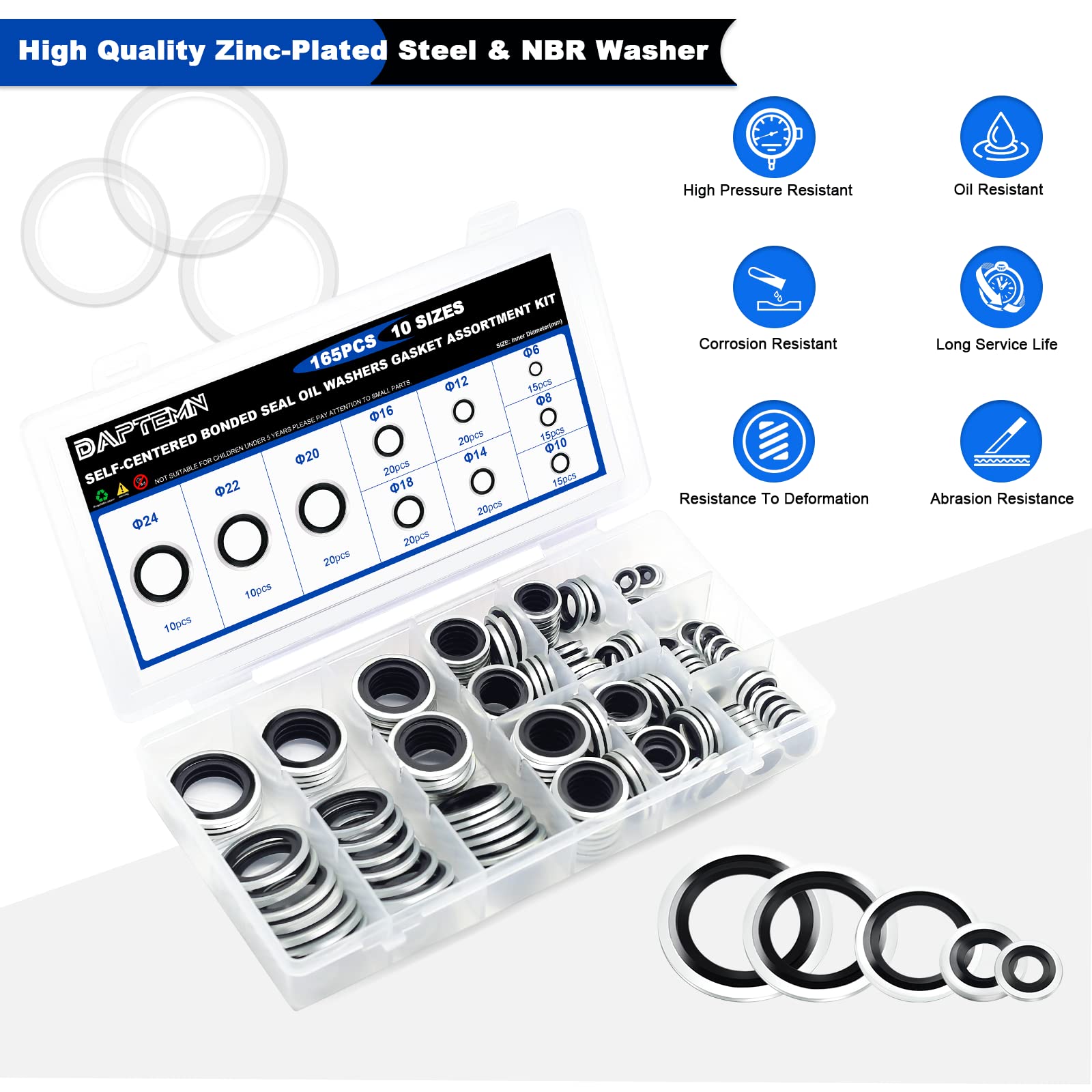 Metric Zinc-Plated Steel Self- - Gasket Mount Kit review and price