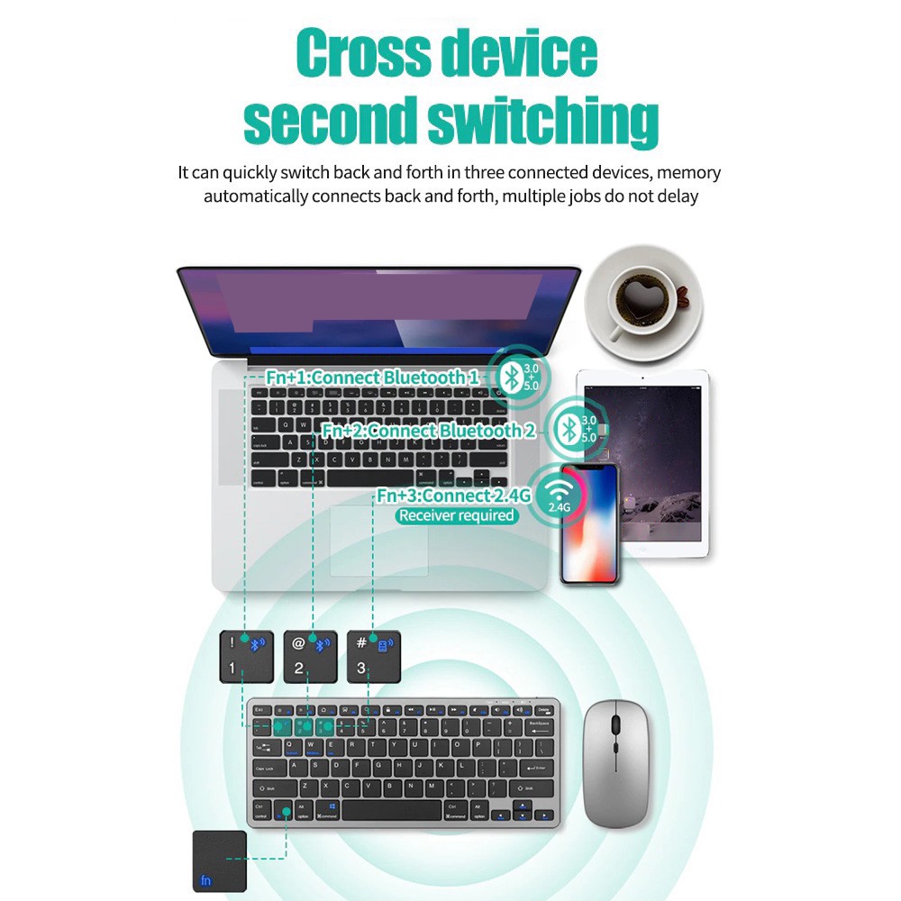 Wireless Keyboard Bluetooth 5. - Gaming Keyboard And Mouse Mobile review and price
