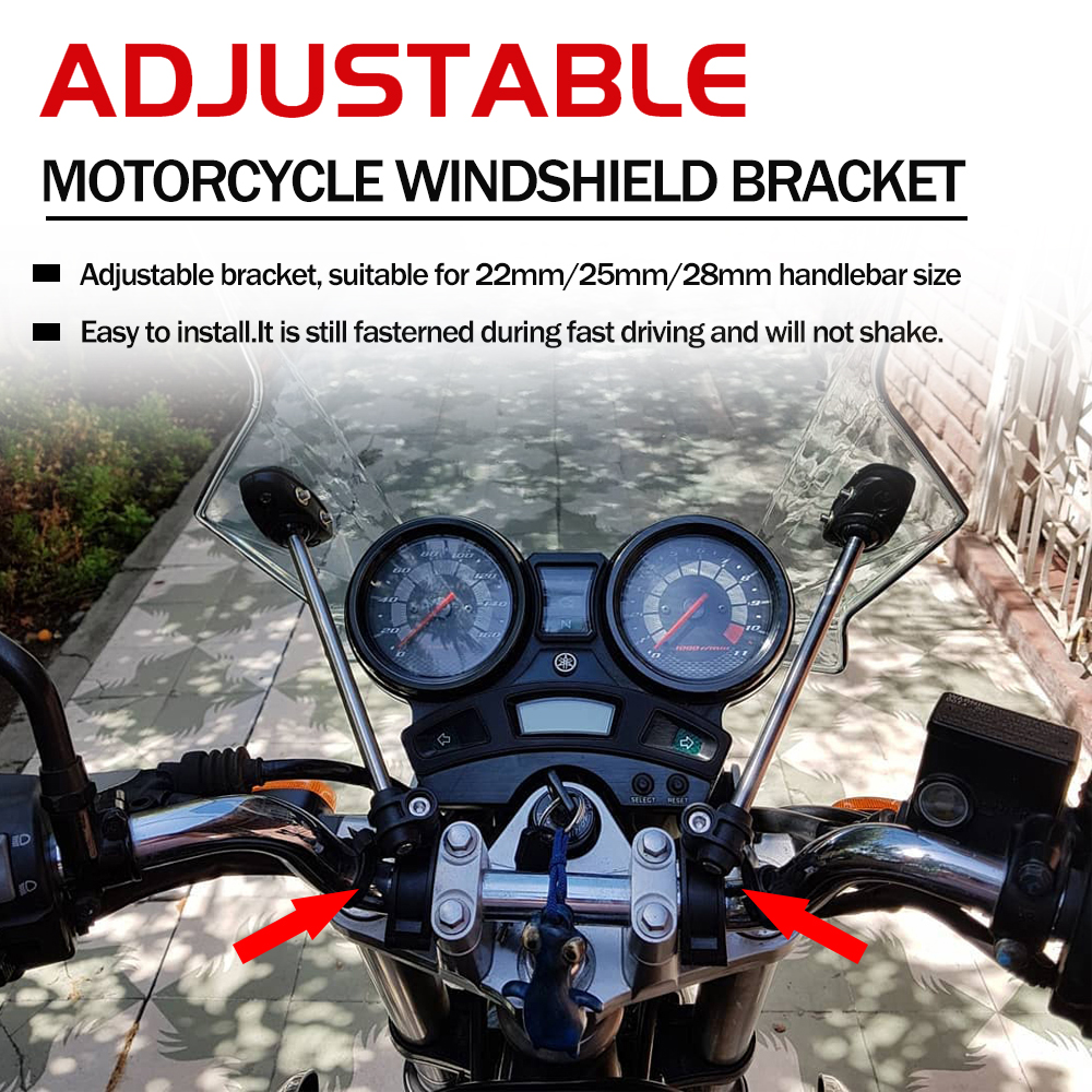 Motorcycle Adjustable Windshie - Gasket Mount Kit review and price