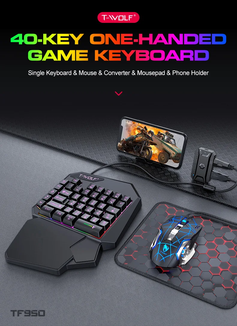 Kit Mobilador Gamer Kit Gaming - Gaming Keyboard And Mouse Mobile review and price