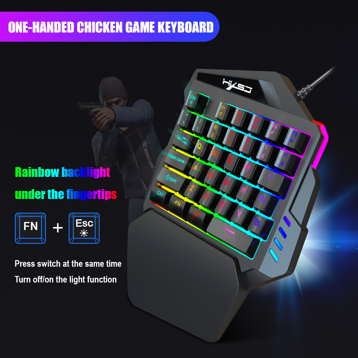 Best sale 35 Keys Film Membran - Gaming Keyboard 1 Hand review and price
