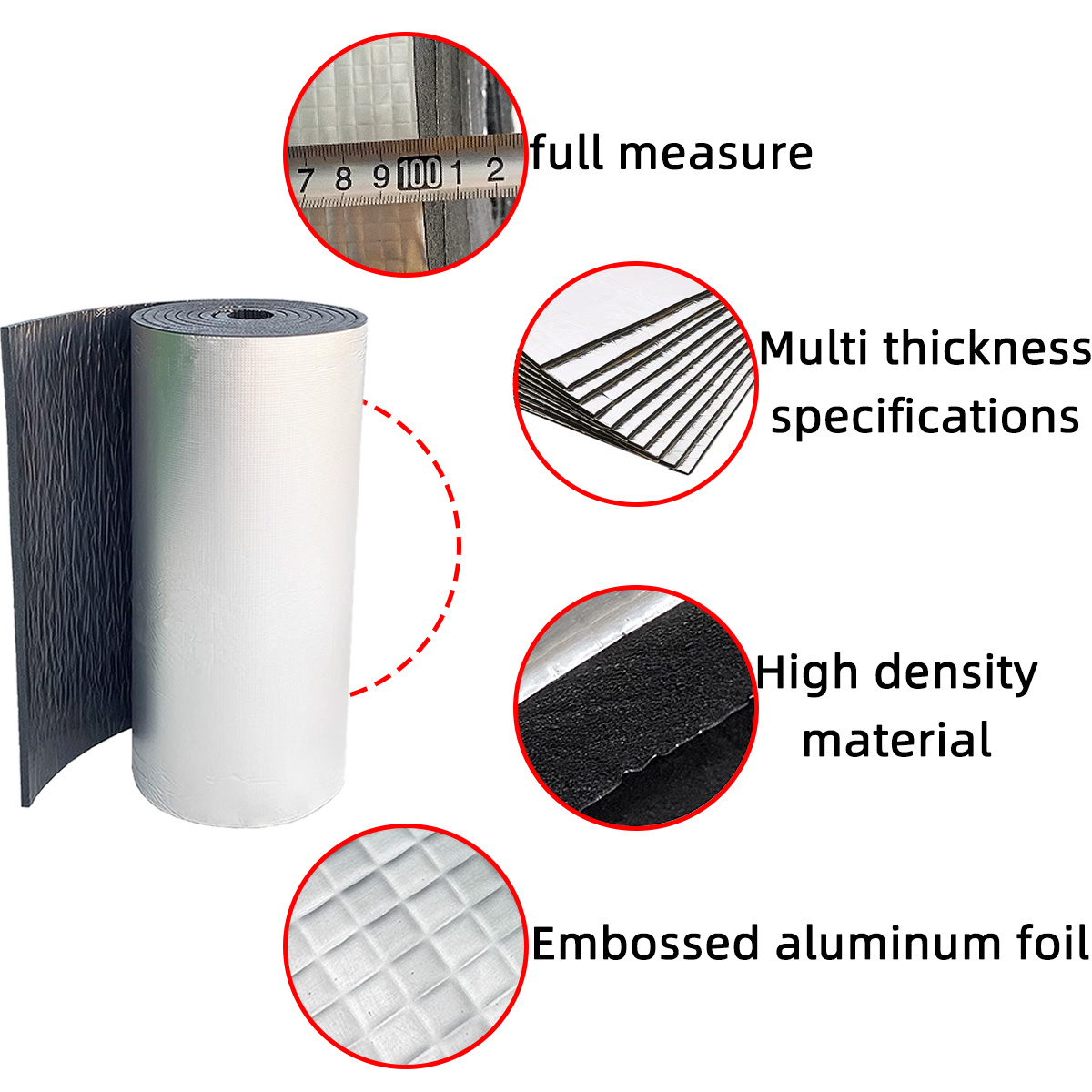 PINMOAP Car Sound Deadening Ma - Foam Dampener Sheet review and price