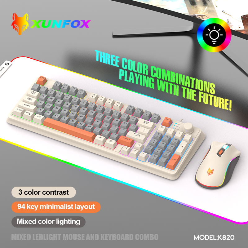 K820 USB Wired Game Keyboard M - Gaming Keyboard Bundle review and price