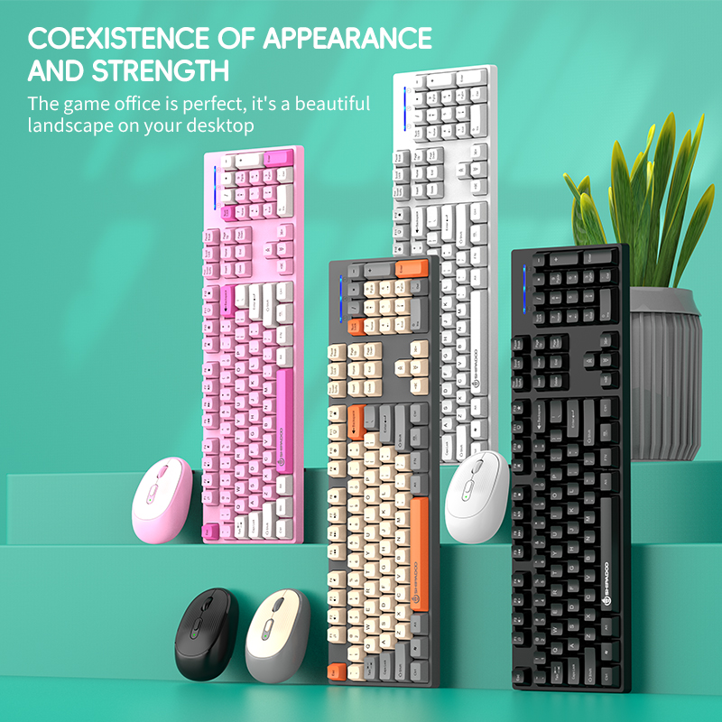 SHIPADOO W1060 2.4G Wireless G - Gaming Keyboard Bundle review and price