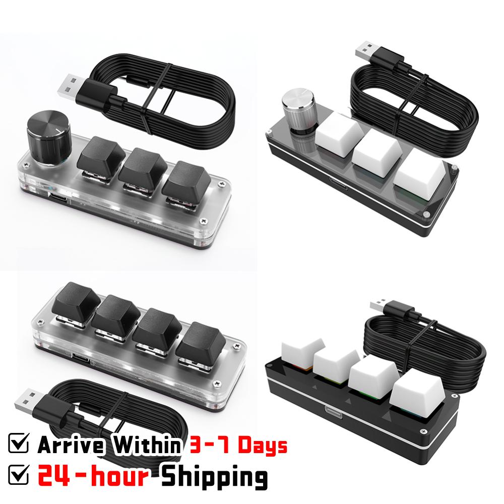 3 Key 1 Knob/4 Key Programming - Gaming Keyboard 1 Hand review and price