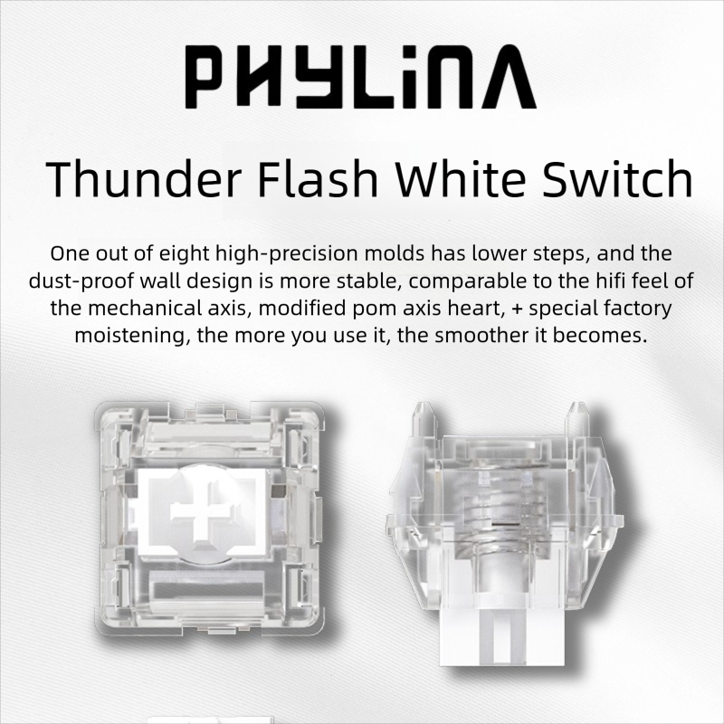 PHYLINA ThunderFlash White Mag - Keyboard Lube Kit review and price