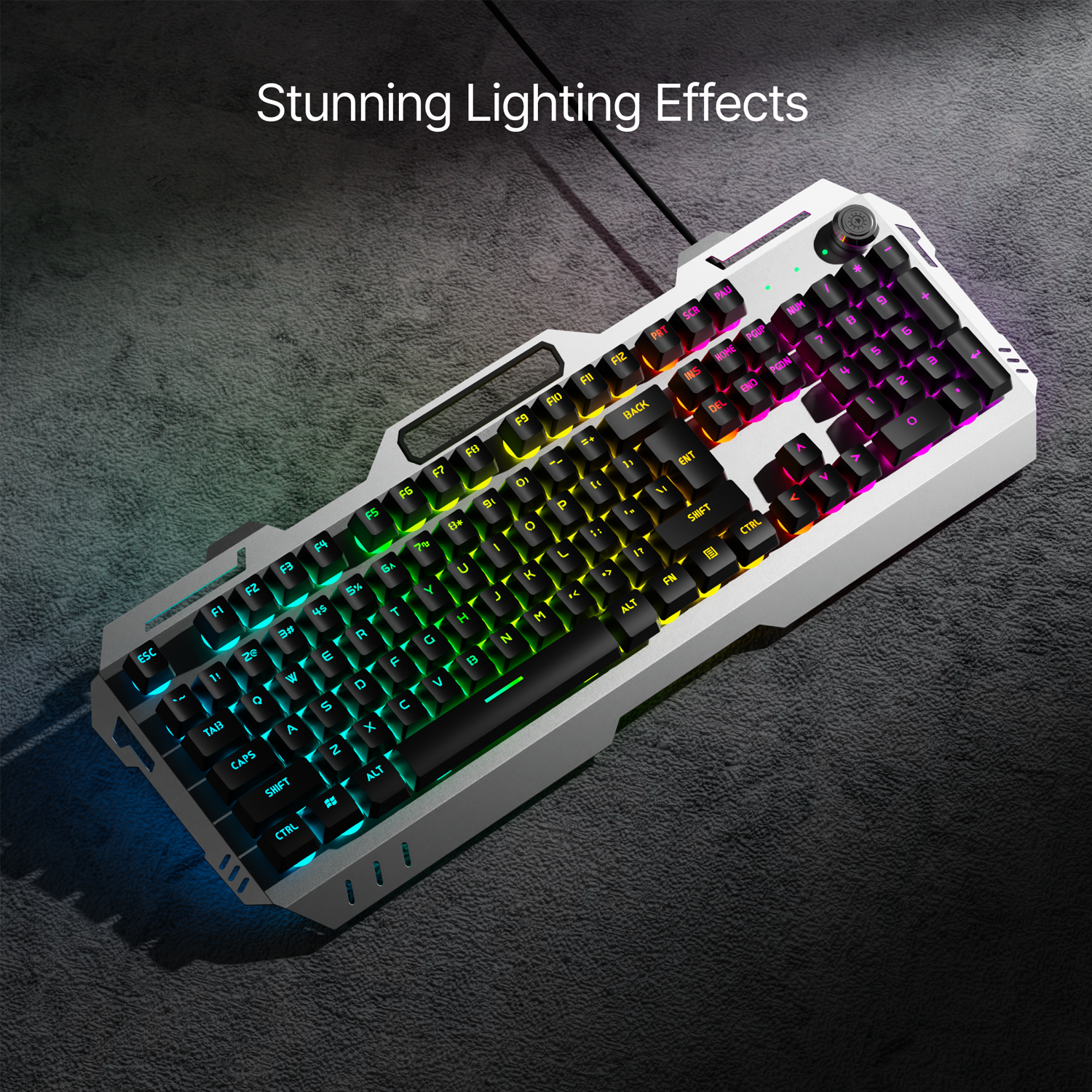 EWEADN Silent Gaming Keyboard, - Gaming Keyboard Backlit review and price