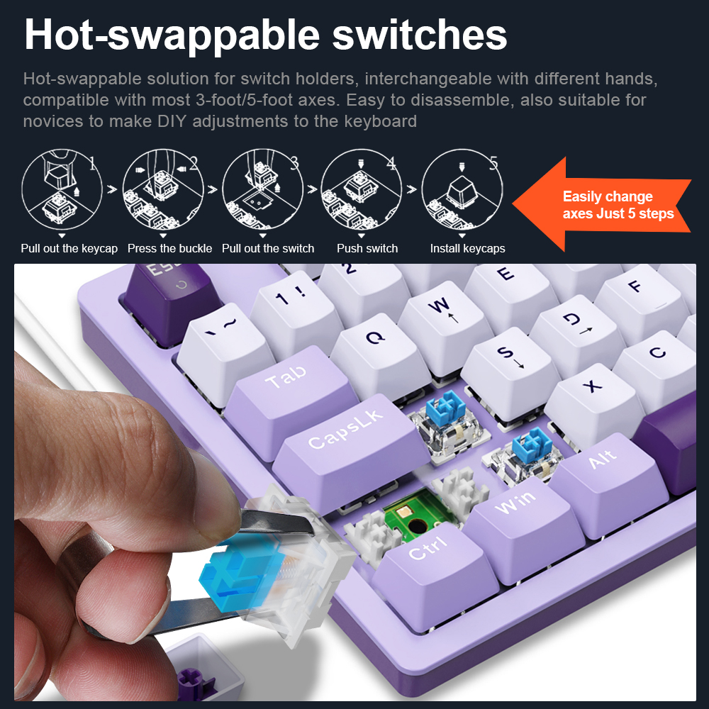 E-YOOSO Z94 USB Mechanical Gam - Gaming Keyboard Bundle review and price